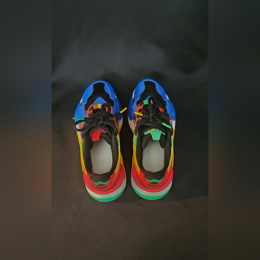 Puma RS-X3 Rubik's Cube Sneakers in Palace Blue-High Risk Red Size EUR 37 - Picture 14 of 16